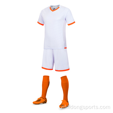 Groothandel voetbaluniform set/jeugdvoetbaljersy set